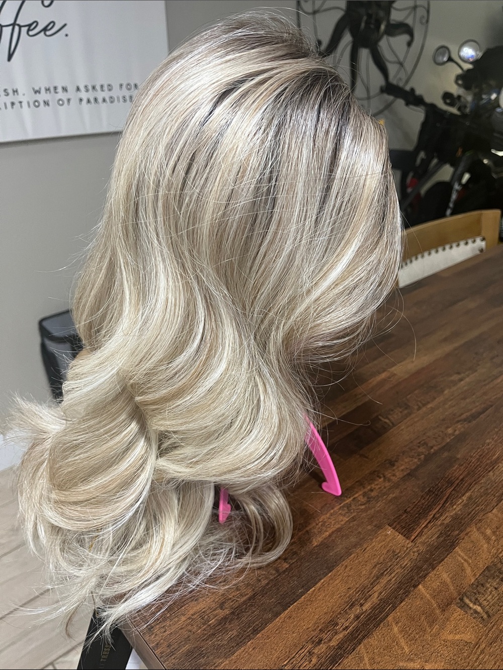 Belle Tress Allegro 18 HF Luxury Wavy Women's Wig in Butterbeer Blonde